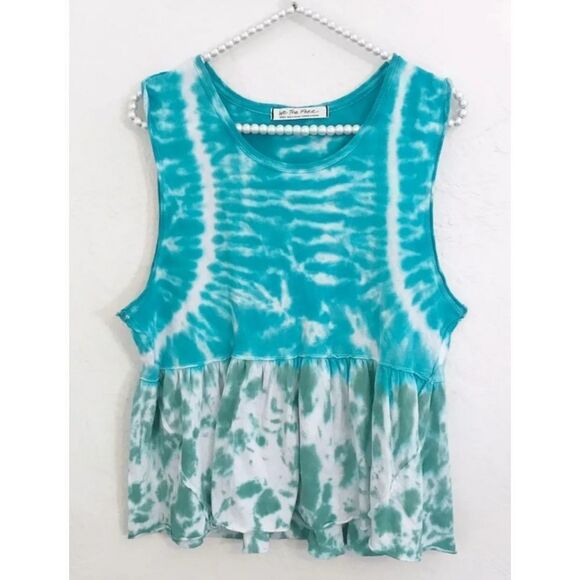 Free People Tie Dye Anytime Cotton Tank Top size Small - Picture 5 of 10